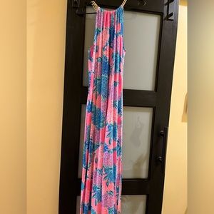 Medium Lilly Pulitzer maxi dress with tie strap